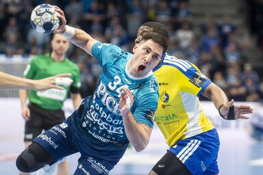 Lazar Kukić hat góllal vette ki részét a sikerből (Fotó: MTI)