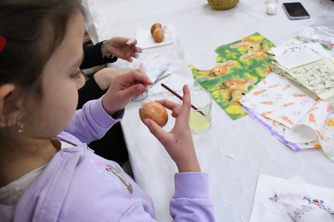 Színes répás tojás is készült