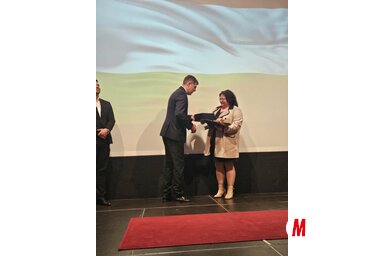 A rangos elismerést Sulc Barta Szilvia, a szervezet elnöke vette át (Fotó: Innova Alkotók és Újítók Társasága)