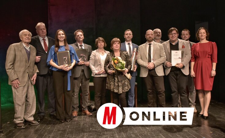 A Vajdasági Magyar Újságírók Egyesületének díjazottjai (Fotó: Gergely Árpád felvétele)