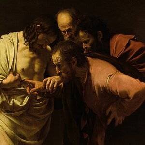 Caravaggio: Hitetlen Tamás / Wikipédia