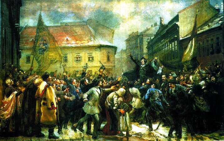 Vasvári az 1848. március 15-ei forradalom egyik vezéregyénisége volt