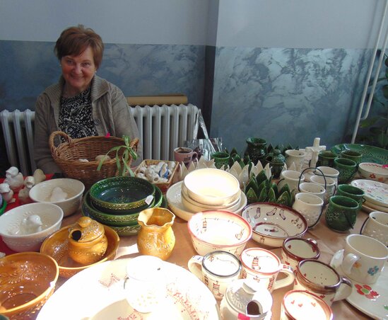 A kisoroszi tájház fazekasműhelyének a kínálata