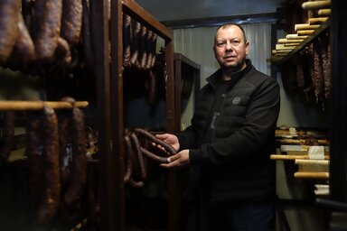 Két–három hónapot tölt az áru a szárítóban – mondta Faragó Csaba (Fotó: Lakatos János)