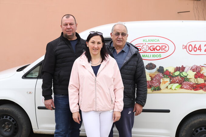 Faragó Csaba, Faragó Csilla és Halasi Csaba (Fotó: Lakatos János)