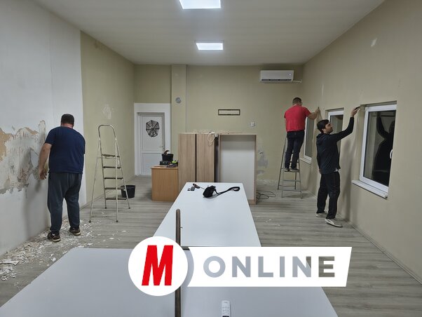 Az Ifjúsági Klubban a falakat is újrafestették (Fotó: Falunkért Ifjúsági Csoport)