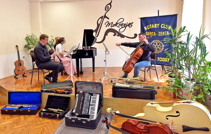 Koncerttel köszönték meg az ajándékokat (Gergely Árpád felvétele)