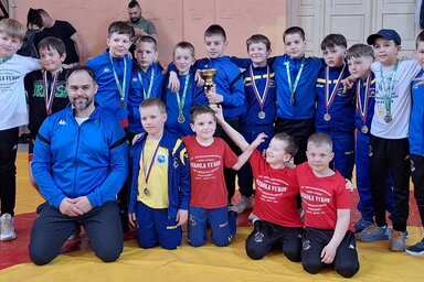 A Zenta U11-es birkózói Zomborban