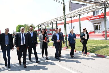 Verbászi körúton járt Milan Bosnić, a Szerbiai Nemzeti Foglalkoztatási Szolgálat igazgatója (Fotó: Paraczky László)