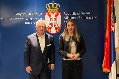 Hernádi Zsolt és Dubravka Đedović Handanović (Fotó: Instagram/Dubravka Đedović)