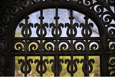 Díszes lakatosmunkák a szabadkai Városházán / Fotó: Molnár Edvárd