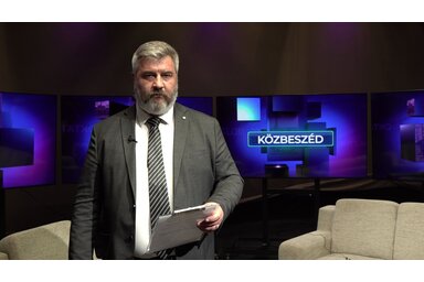 Loboda Árpád, a Közbeszéd felelős szerkesztője /Fotó: Pannon RTV