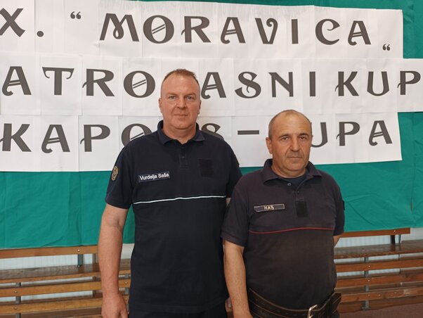 Saša Vurdelja és Nagy Simon, a fő szervező MÖTT elnöke és titkára