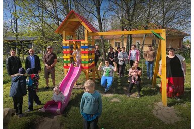 Facebook/A munkaakció keretében átadták az új játszóteret