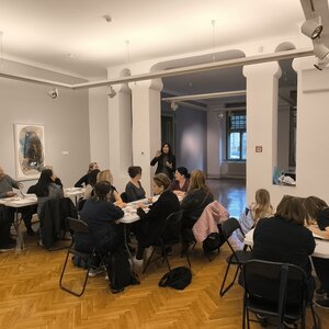 A foglalkozást Jasmina Jovančić Vidaković, az intézmény múzeumpedagógusa vezette/Fotó: Dér Dianna