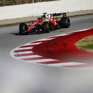 A Ferrari különleges „Macarena-szárnya” új szintre emelheti a végsebességet (Fotó: facebook.com/ScuderiaFerrari)