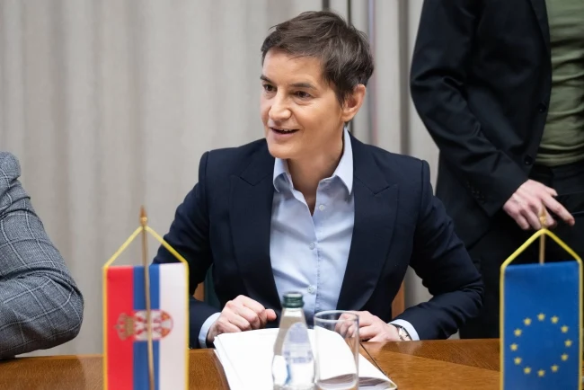 Ana Brnabić, a köztársasági képviselőház elnöke (Fotó: Beta)