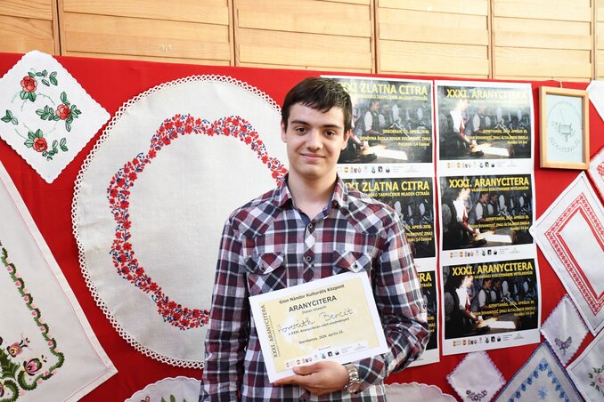 Az Aranycitera-díjat Horváth Bence nemesmiliticsi versenyző kapta