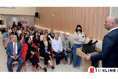 Nenad Ivanišević gazdasági és idegenforgalmi titkár szól a résztvevőkhöz (Fotó: Dávid Csilla)