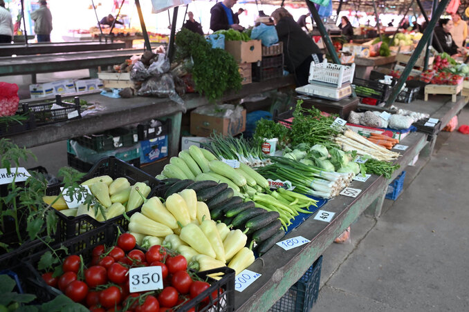 A zöldségfélék ára változó