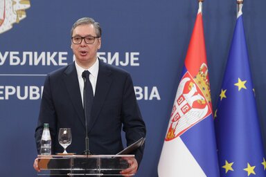 Az államfő szerint az egyetemisták listája népszerű, de jelenleg nem tudna győzni (Fotó: Beta)