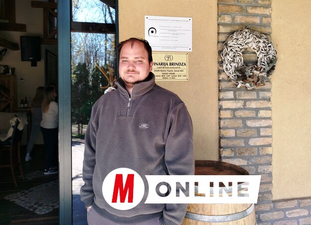 Brindza Alpár új márkanév bevezetésén dolgozik (Fotó: Tóth Péter)