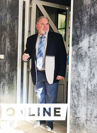 Rezicska Károly a Szódamúzeum megnyitásakor (Fotó: L. Móger Tímea felvétele)