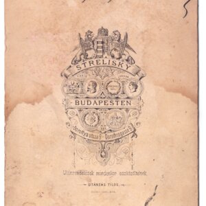 Blaha Lujza dedikálása Rósa Béla úrnak (1884)