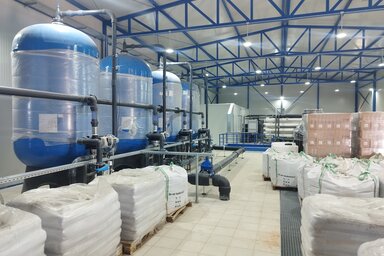 Az adai vízgyárban néhány héten belül megkezdődhet a próbaüzem (Csincsik Zsolt felvétele)