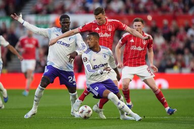 A Nottingham Forest lépéselőnyben van ugyan, de az Aston Villa bizakodva várja a visszavágót (Beta/AP)