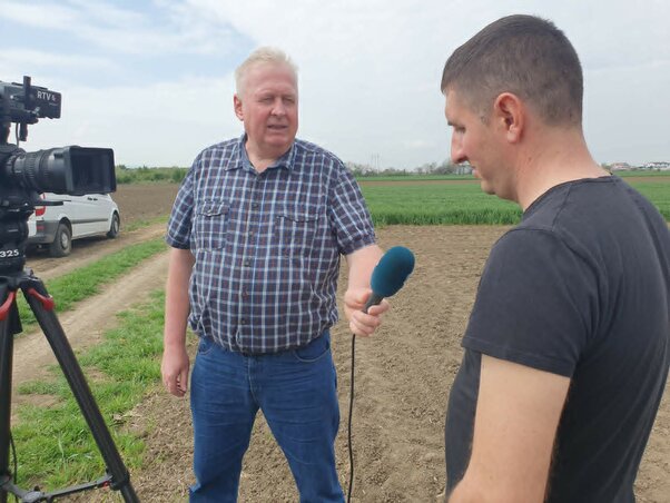 Az újságíró és beszélgetőtársa között kulcsfontosságú a kölcsönös bizalom és tisztelet (Tóth András archívumából)