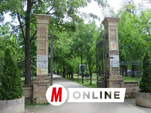 A kertkapu – a főbejárat mellett a bekerített Népkertbe több oldalkapun is be lehet menni