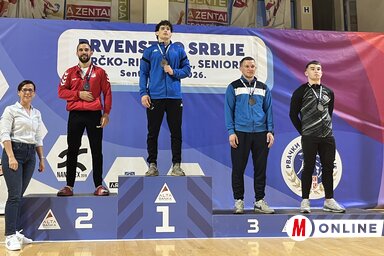 Előttem az utódom: a 77 kilogrammos súlycsoport dobogósai (Fotó: Erős Kincses Krisztina felvétele)