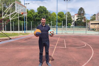 Nemanja Matić, a szenttamási Sport-, Rekreációs és Idegenforgalmi Központ megbízott igazgatója / Fotó: Paraczky László