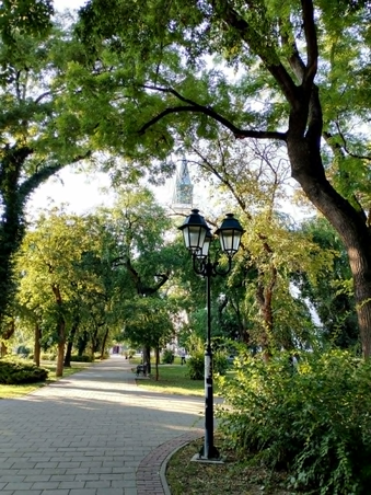 A nagy park részlete napjainkban