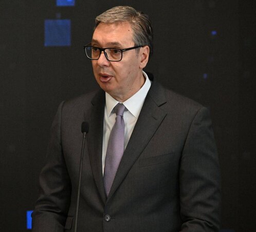 Aleksandar Vučić (Fotó: Beta)