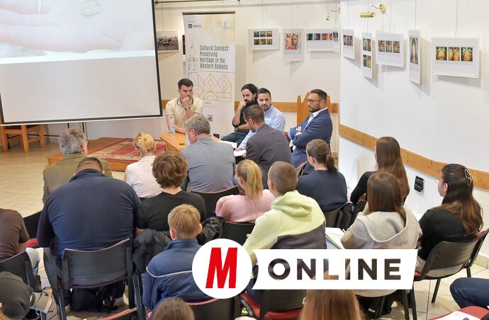 A szakemberek bemutatták a projekt látványtervét, illetve az ásatási munkálatokról készült videófelvételeket is (Fotó: Gergely Árpád)