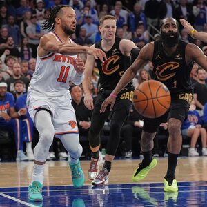 Jalen Brunson megoldhatatlan feladat elé állította a Clevelandet (Fotó: Beta/AP)