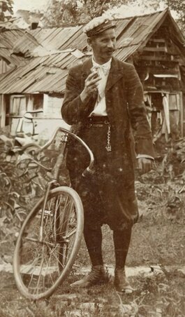Sigmund Zsiga Bachmann (1864–1928), újverbászi kerékpáros (Fotó: a múzeum archívuma)