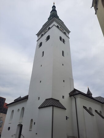 A Legszentebb Háromság templom tornya