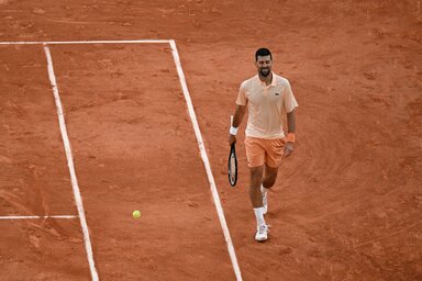 A szerb klasszis 2-0-s vezetés után öt játszmában kikapott a tinédzser brazil Joao Fonsecától (Fotó: Beta/AP)