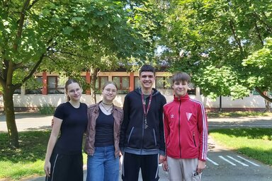 Holló Réka, Zakinszky Emina, Simon Ármin és Fazekas Áron
