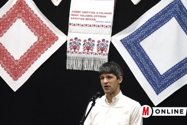 Sutus Áron, a Vajdasági Magyar Művelődési Szövetség elnöke (Vidács Hajnalka felvétele)