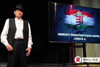 Szabó István szavalata méltó kísérője volt az eseménynek (Fotó: Dávid Csilla felvétele)