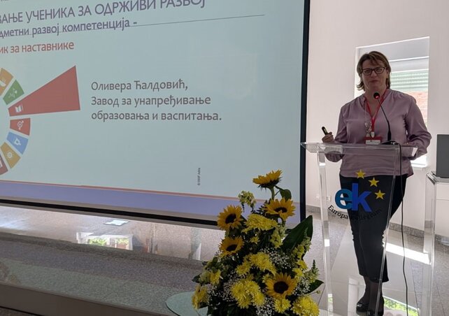 Olivera Ćaldović prezentációja (Horváth Aranka felvétele)