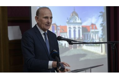 MTI/Kocsis Zoltán/Gémesi György, a Magyar Önkormányzatok Szövetségének elnöke