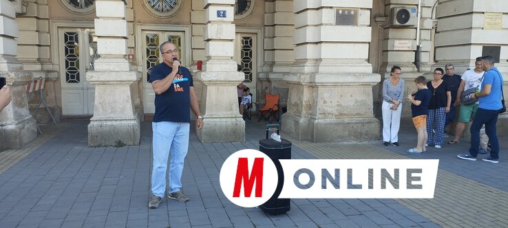 Milan Bokun: A helyi önkormányzatnak még két napja van arra, hogy megoldást találjon az édesanyák tiltakozását kiváltó okára (Fotó: Kancsár Izabella felvétele)