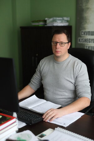 Oroszi Sándor, a kishegyesi községi képviselő-testület elnöke / Fotó: Lakatos János