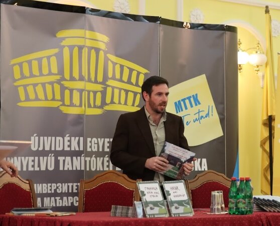 A tanár úrnak nemrég volt a docensi kinevezése (Fehér Viktor saját archívuma)