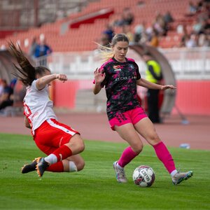 Jovana Marjanović (jobbról) szerezte a TSC első gólját az új idényben (Fotó: TSC)